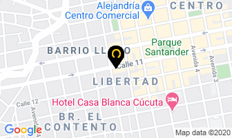 Mapa de Tere-afiches en Cúcuta
