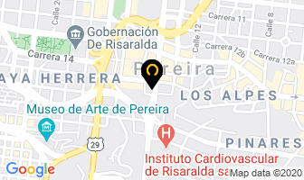 Mapa de Termales De Santa Rosa De Cabal en Pereira