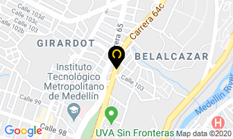 Mapa de Termijeans Ltda. en Medellín