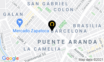 Mapa de Terminales Y Repuestos en Bogotá D.C