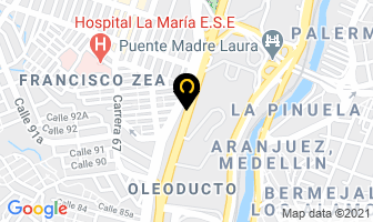Mapa de Terpel Regional Antioquia en Medellín