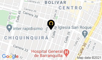 Mapa de Terpel Sucursal 5 en Barranquilla