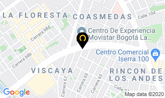 Mapa de Terra Spa en Bogotá D.C