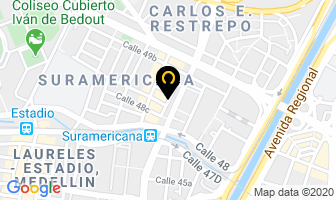 Mapa de Testec en Medellín
