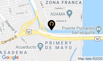 Mapa de Tevecom Ltda. en Barranquilla