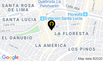 Mapa de Tevefloresta en Medellín
