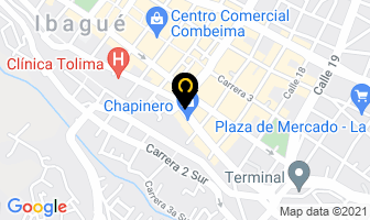 Mapa de Tex Jeans en Ibagué