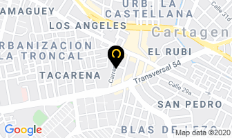 Mapa de Texdecor en Cartagena