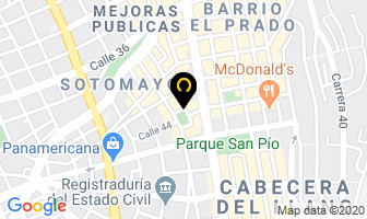 Mapa de Textiles El Poblado en Bucaramanga