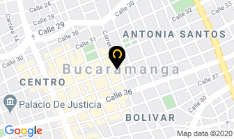 Mapa de Textiles La 34 en Bucaramanga