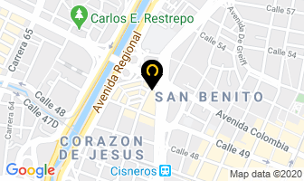 Mapa de Textilex Sedatex en Medellín