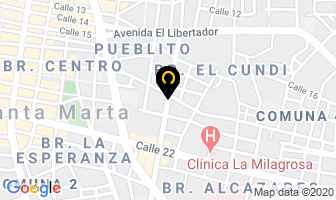 Mapa de Thalassia Spa en Santa Marta