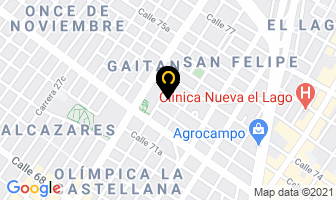 Mapa de The Authentic Buffalo Wings en Bogotá D.C