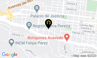 Mapa de The Flower´s Galery en Pereira