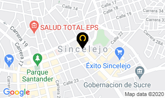 Mapa de the jlw en Sincelejo