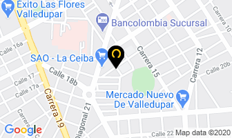 Mapa de The Secrets Lingerie en Valledupar