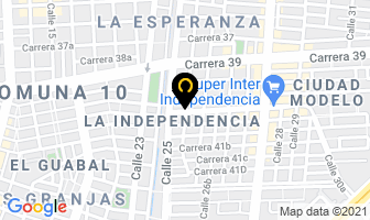 Mapa de Thermoeléctrícas Ingeniería Ltda. en Cali