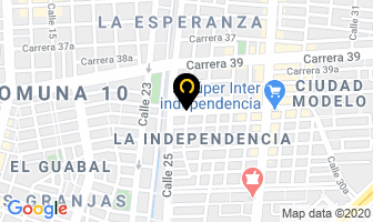 Mapa de Thermoeléctricas Ingeniería Ltda en Cali