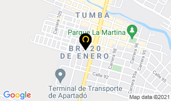 Mapa de Thomas Greg Express S.a. en Apartadó