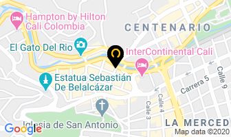 Mapa de Thrifty Car Rental en Cali