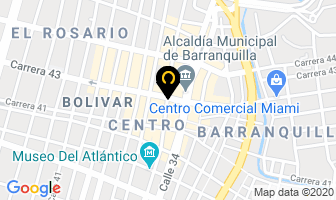 Mapa de Tía Ltda. en Barranquilla