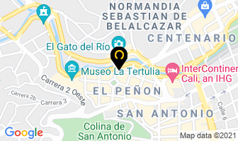 Mapa de Tiempo De Cine en Cali