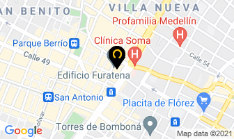 Mapa de Tiempo Natural en Medellín