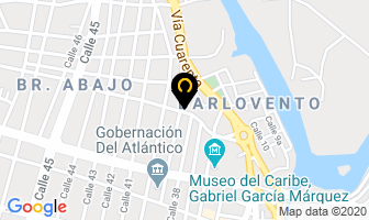 Mapa de Tienda Bautista en Barranquilla