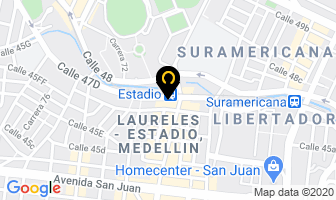 Mapa de Tienda Bmx en Medellín