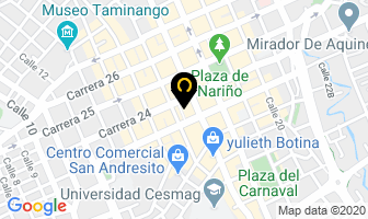 Mapa de Tienda Bronx en Pasto