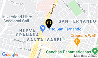 Mapa de Tienda Carolina en Cali