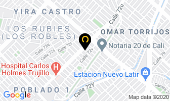 Mapa de Tienda D3 en Cali