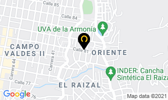 Mapa de Tienda De Flor en Medellín