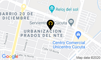 Mapa de Tienda De Regalos Corazon De Dios en Cúcuta