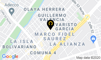 Mapa de Tienda El Acuario en Cali