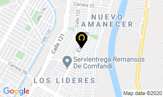 Mapa de Tienda El Arbolito en Cali