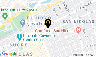 Mapa de Tienda Electrónica R en Cali