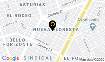 Mapa de Tienda Granos Y Verduras El Poderoso en Cali