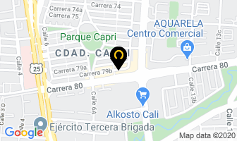 Mapa de Tienda Latin Music en Cali