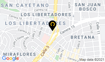 Mapa de Tienda Libertadores en Cali