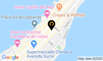 Mapa de Tienda Mac en Cartagena