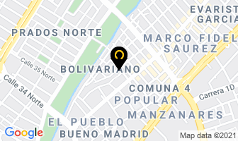 Mapa de Tienda Mixta Linasly en Cali