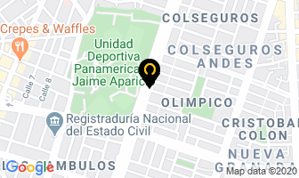 Mapa de Tienda Natura Plants en Cali
