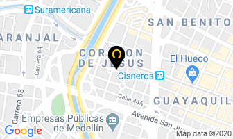 Mapa de Tienda Retro en Medellín