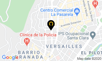Mapa de Tienda Santa Mónica en Cali