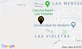 Mapa de Tienda Vinilo en Medellín