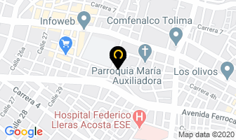 Mapa de Tienda Visual Optica en Ibagué