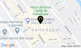 Mapa de Tiendas Clips en Valledupar
