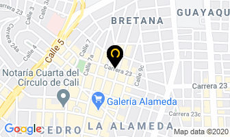 Mapa de Tiernos Sueños Bebe en Cali