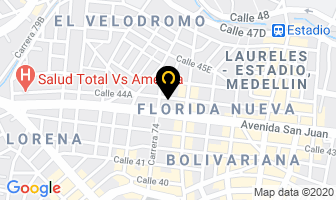 Mapa de Tierra Arte en Medellín